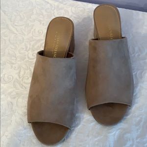 Christian Siriano for Payless Tan Suede-like Mules
